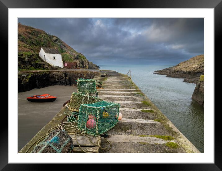   Porthgain Harbour, Pembrokeshire. Framed Mounted Print by Colin Allen