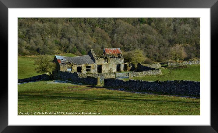 The old farm Framed Mounted Print by Chris Drabble