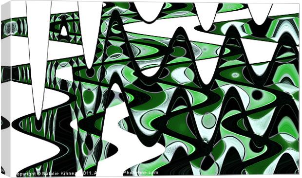 Wave Abstract IV Canvas Print by Natalie Kinnear