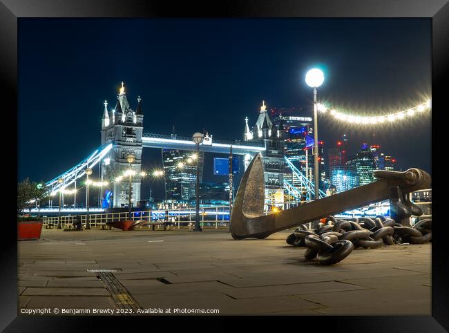 Tower Bridge  Framed Print by Benjamin Brewty