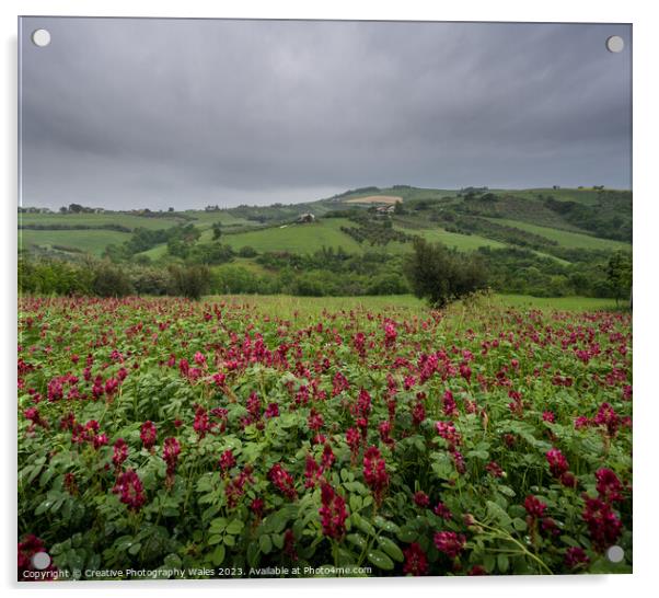 Casoli Landscapes, The Abruzzo, Italy Acrylic by Creative Photography Wales