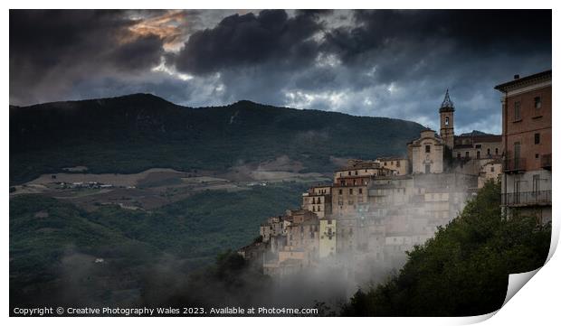 Chiesa di San Giovanni at Colledimezzo, The Abruzzo, Italy Print by Creative Photography Wales