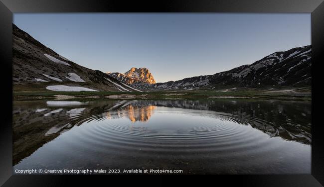 Gran Sasso National Park, The Abruzzo, Italy Framed Print by Creative Photography Wales