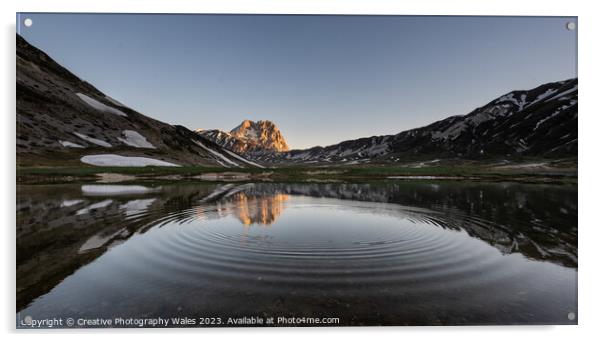 Gran Sasso National Park, The Abruzzo, Italy Acrylic by Creative Photography Wales