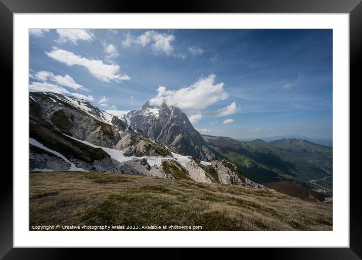 Gran Sasso National Park, The Abruzzo, Italy Framed Mounted Print by Creative Photography Wales