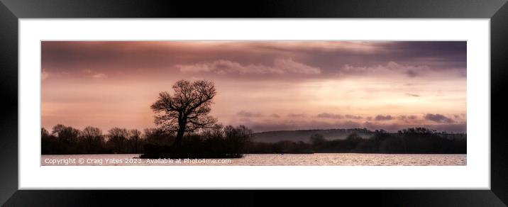 Winter Morning Light. Framed Mounted Print by Craig Yates