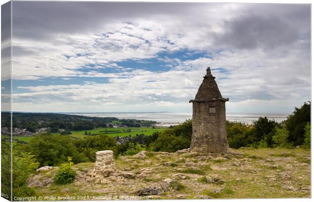 The Pepperpot Canvas Print by Philip Brookes