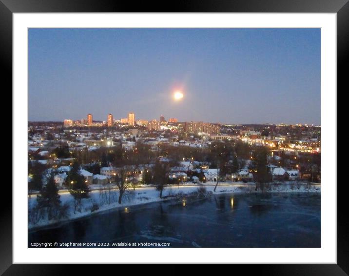 Moonlight Framed Mounted Print by Stephanie Moore