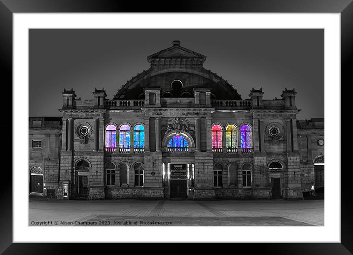 Doncaster Corn Exchange Framed Mounted Print by Alison Chambers