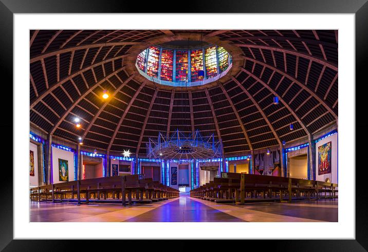 Metropolitan Cathedral interior Framed Mounted Print by Jason Wells