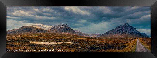 Buachaille Etive Mor Framed Print by phil pace