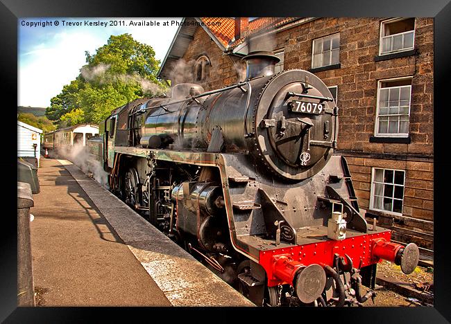 Slumbering Giant ~ Grosmont Station Framed Print by Trevor Kersley RIP