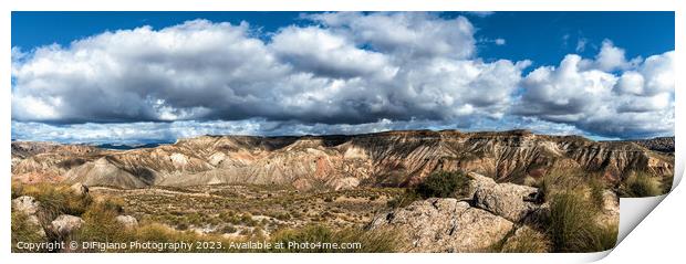 Gorafe Desert Panorama Print by DiFigiano Photography