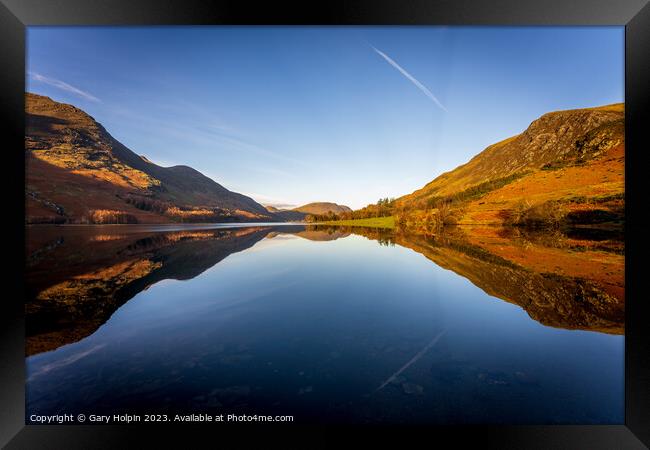 Reflections of Buttermere Framed Print by Gary Holpin