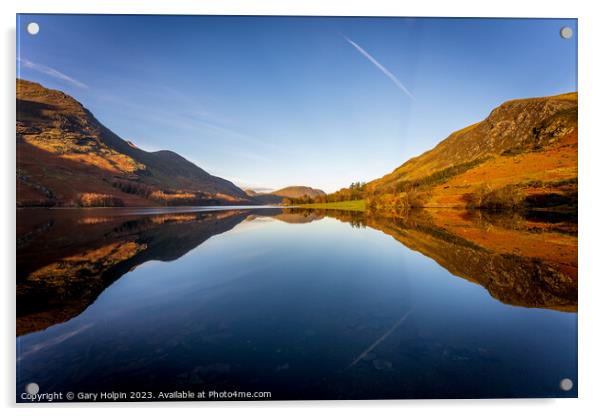 Reflections of Buttermere Acrylic by Gary Holpin