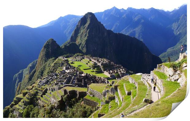 Machu Picchu Print by Mervyn Tyndall