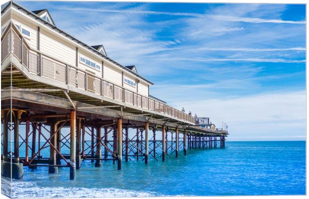 Teignmouth pier  Canvas Print by Julian Carnell