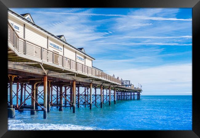 Teignmouth pier  Framed Print by Julian Carnell