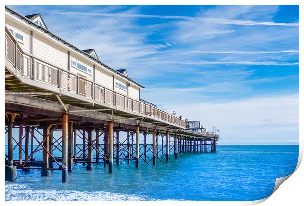 Teignmouth pier  Print by Julian Carnell