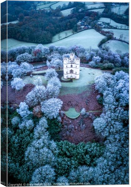 Winter at Lawrence Castle Canvas Print by Gary Holpin