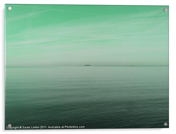 Öresund View in Green Acrylic by Sarah Osterman