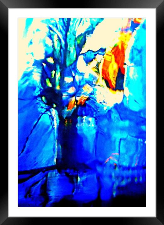 Abstract 571 Framed Mounted Print by Stephanie Moore