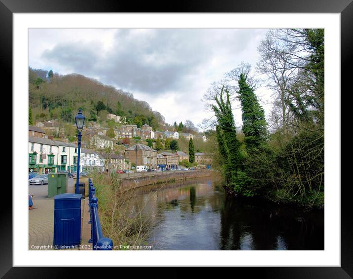 Matlock Bath, Derbyshire Framed Mounted Print by john hill