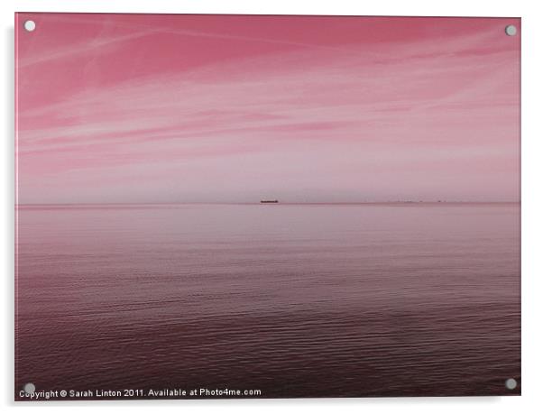 Öresund View in Rose Pink Acrylic by Sarah Osterman