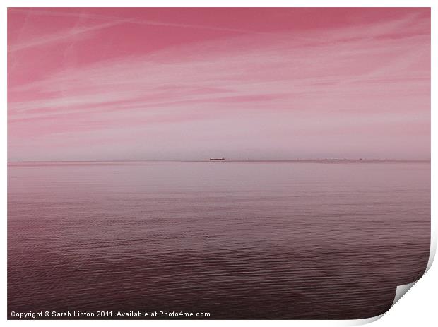 Öresund View in Rose Pink Print by Sarah Osterman