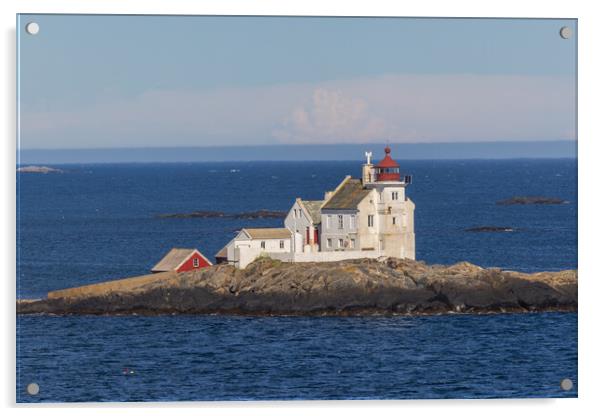 Lighthouse Kristiansand Acrylic by Thomas Schaeffer