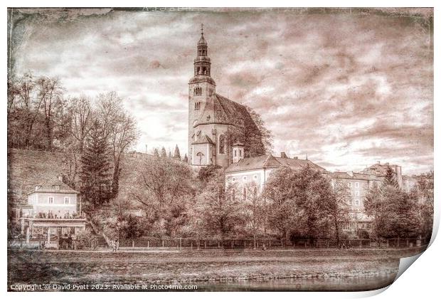 Maria Himmelfahrt Cathedral Vintage Print by David Pyatt