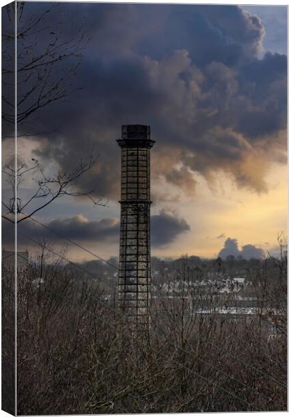 Nestle Chimney - Halifax Canvas Print by Glen Allen