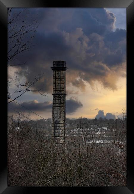 Nestle Chimney - Halifax Framed Print by Glen Allen