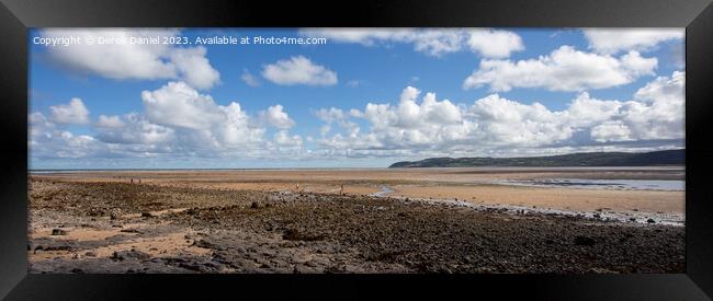 Captivating Red Wharf Bay Landscape Framed Print by Derek Daniel