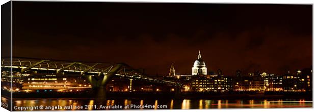 St Pauls Cathedral Canvas Print by Angela Wallace
