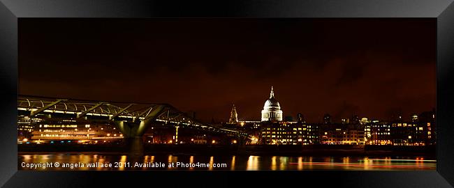St Pauls Cathedral Framed Print by Angela Wallace