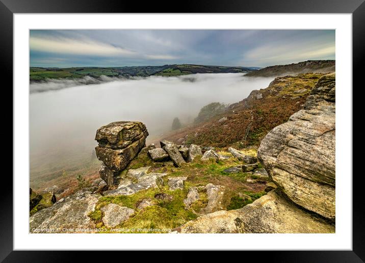 Mist from Surprise View (2) Framed Mounted Print by Chris Drabble