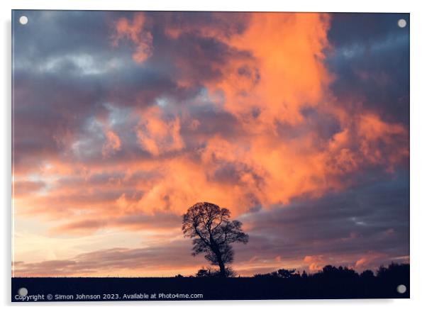 Sky cloud Acrylic by Simon Johnson