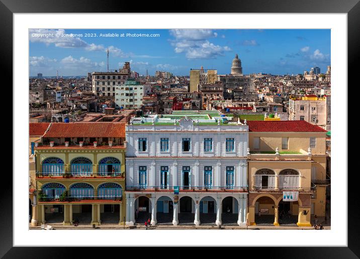 Havana, Cuba Framed Mounted Print by Jon Jones
