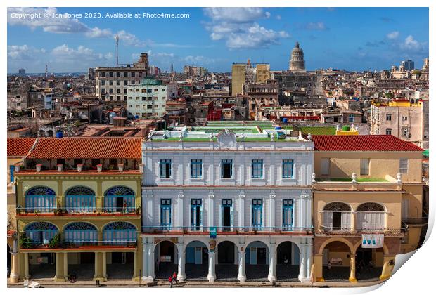 Havana, Cuba Print by Jon Jones