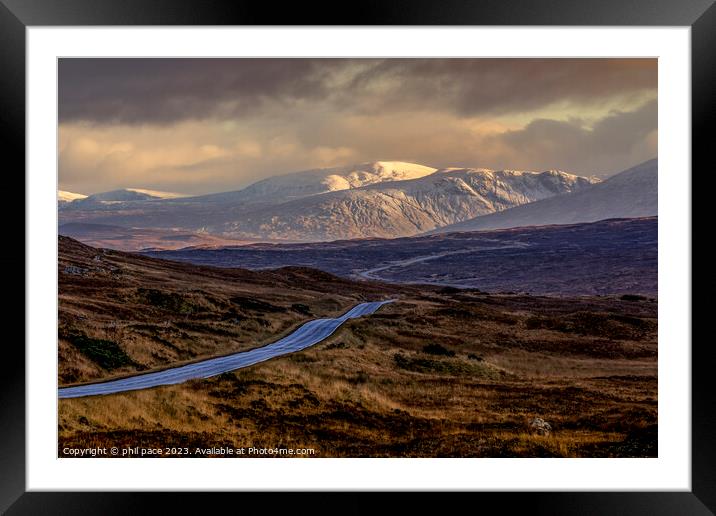 Ben Lawers in Scottish Highlands Framed Mounted Print by phil pace