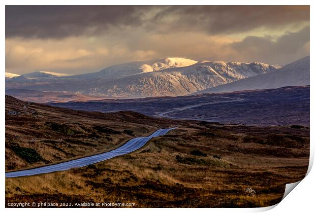 Ben Lawers in Scottish Highlands Print by phil pace