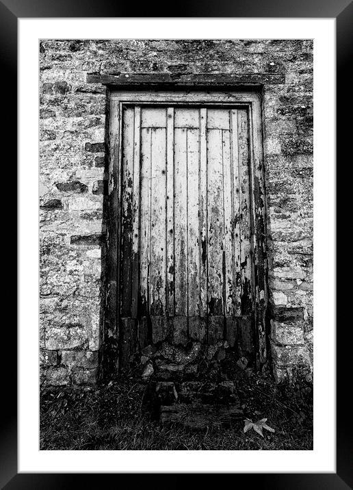 Rotting Door Framed Mounted Print by Glen Allen