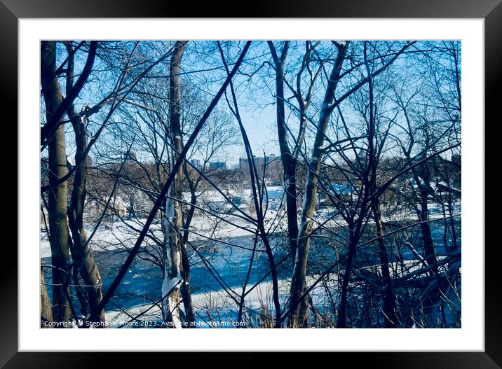 Rideau River Framed Mounted Print by Stephanie Moore