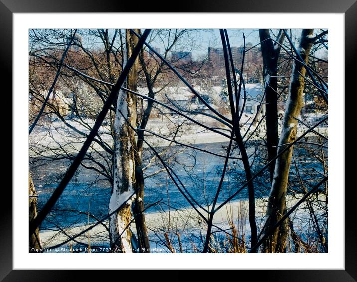 Rideau River Framed Mounted Print by Stephanie Moore