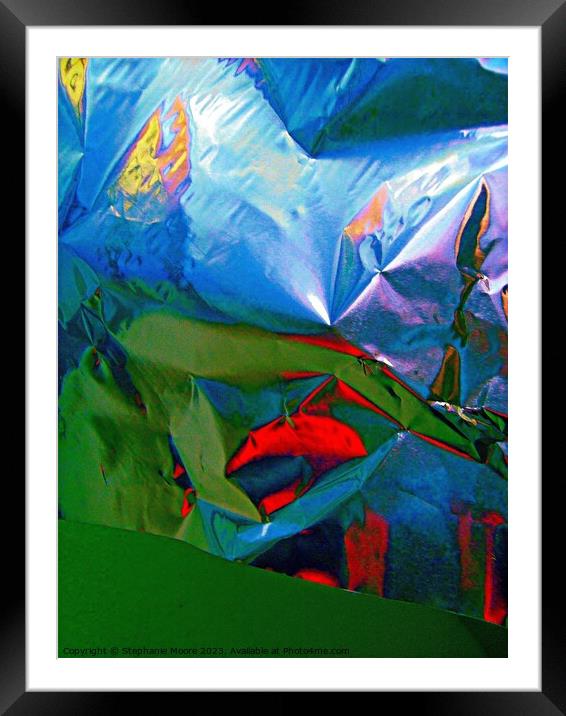 Abstract 573 Framed Mounted Print by Stephanie Moore