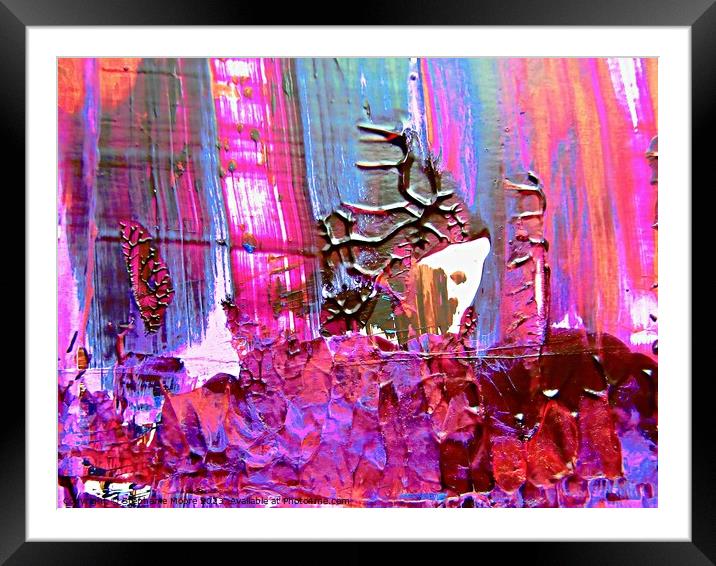 Abstract 574 Framed Mounted Print by Stephanie Moore