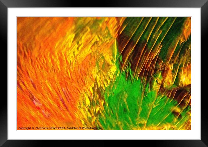 Abstract 576 Framed Mounted Print by Stephanie Moore
