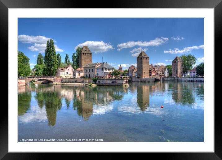 Towers of Strasbourg Framed Mounted Print by Rob Hawkins