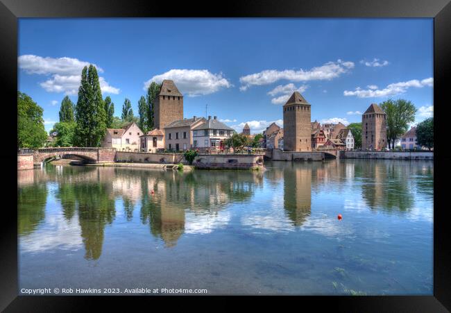 Towers of Strasbourg Framed Print by Rob Hawkins